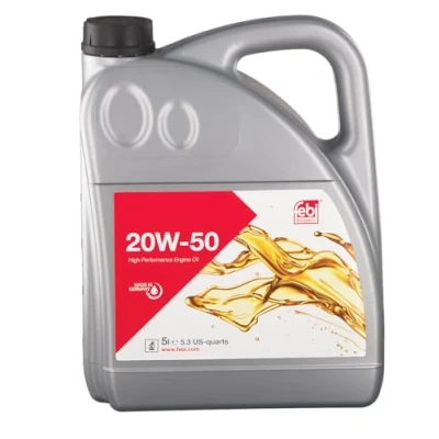 Image of ACEAA3B3E2E3, APISLCFCG4, MAN3275, MB22912281 Engine Oil FEBI BILSTEIN 32922 20W 50 5l Mineral MERCEDES BENZ: C Class Saloon, E Saloon
