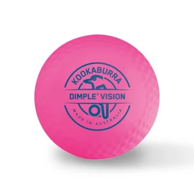 Image of KOOKABURRA Dimple Vision Hockey Ball Pink