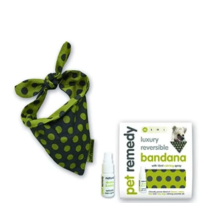 Image of Pet Remedy Calming Bandana Kit Extra Small,Red
