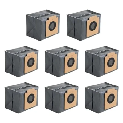 Image of Asheyya 8PCS Dust Bags for Eufy X8 Pro / X10 Omni Robot Vacuum Self Empty Station Accessories