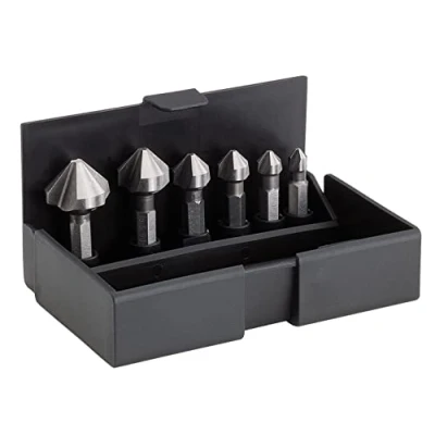 Image of Völkel 67300 6.3 20.5mm HSS Countersink Set with 1/4 inch Hexagon Shank