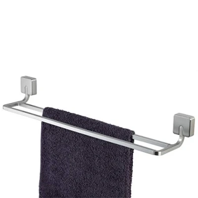 Image of Tiger Impuls Towel Rail, Zamac, Stainless Steel Brushed, 57.3 x 7.4 10.8 cm
