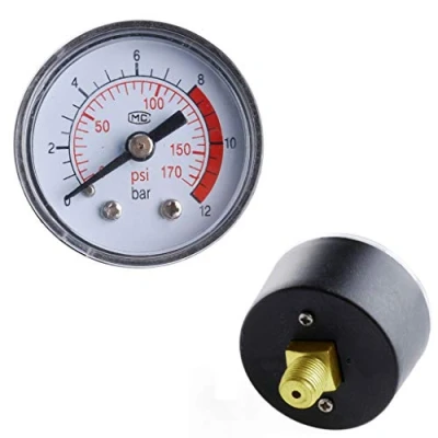 Image of Buwei Air Compressor Pneumatic Hydraulic Fluid Pressure Gauge 0 12Bar / 170PSI