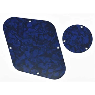 Image of Dopro Blue Pearl LP Rear Control Plate Switch Cavity Cover For Epiphone Les Paul