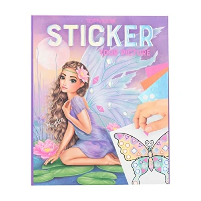 Image of Depesche 12079 TOPModel Sticker Your Picture Fantasy Book with 25 Pages of Fantastic Designs to Complement, Includes 10 Sheets