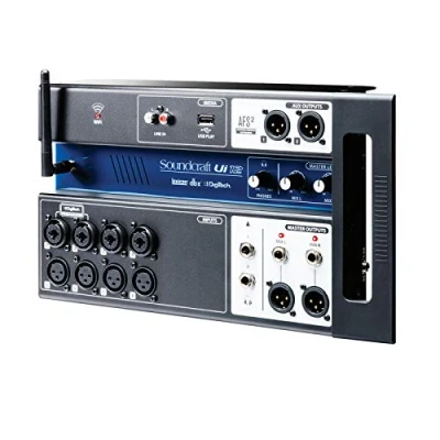 Image of Soundcraft Ui12 12 Channel Remote Controlled Digital Mixer Black