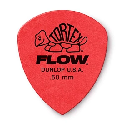 Image of DUNLOP TORTEX® FLOW® PICKS Standard .50 mm Red (Set of 12 pieces)