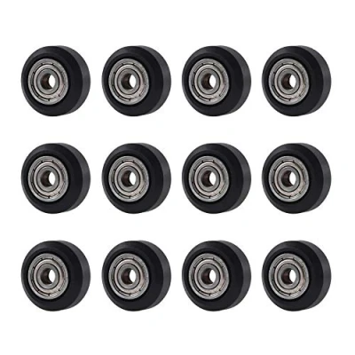 Image of AOKIN 3D Printer POM Wheel Plastic Pulley Linear Bearing for Creality Ender 3, 3 Pro, V2, CR 10, 10S Series Printer, 12 Pcs