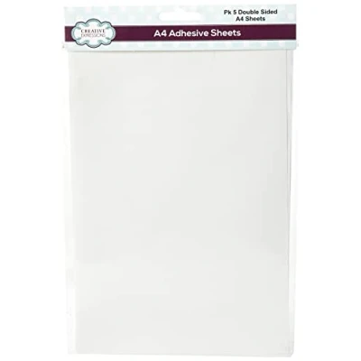 Image of Creative Expressions Double Sided Adhesive Sheets, Paper, A4