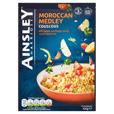 Image of Ainsley Harriott Moroccan Medley Couscous, 100 g, Pack of 12