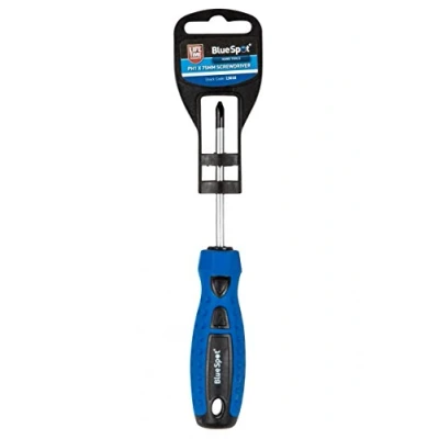 Image of Blue Spot Tools 13010 Screwdriver, Blue, PH1 x 75 mm