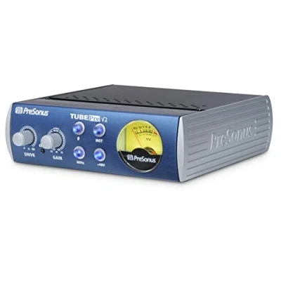 Image of PreSonus TubePre V2 Tube Preamplifier/DI Box, Blue