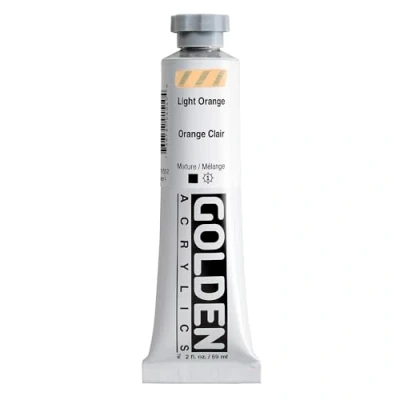Image of Golden : Heavy Body Acrylic Paint 60ml Light Orange IV