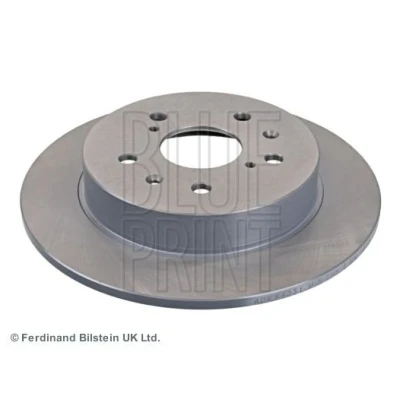 Image of 5561180J01, 5561180J10, 5561180J11 Brake disc BLUE PRINT ADK84331 Rear Axle 278mm 9mm 5 Hole 114mm solid Coated SUZUKI: SWIFT 3, SX4 I Hatchback
