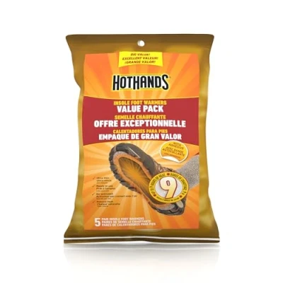 Image of HotHands Insole Foot Warmers With Adhesive Value Pack (5 Pairs)