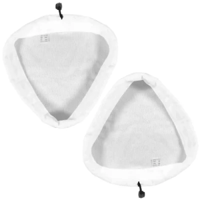 Image of SPARES2GO Microfibre Cloth Cover Pads Compatible with Vax S87 T2 Red S88 W1M B CX1 T1 Steam Cleaner Mop (Pack of 2)