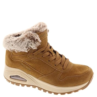 Image of Skechers Women&#039;s Glacial Ultra Sneaker, Chestnut, 5 UK