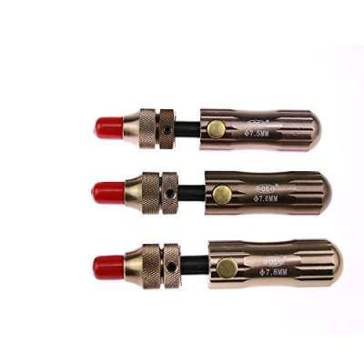 Image of TPM Go 3Pcs 7.0MM,7.5MM,7.8MM Copper Tubular Lock Pick Tools with Transparent Practise Lock,Tubular Set (3Pcs Tools)
