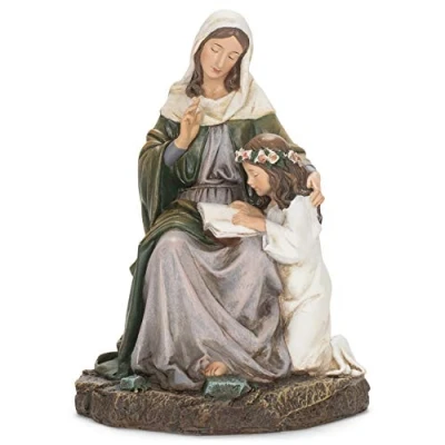 Image of Joseph&#039;s Studio St Saint Anne 7&quot; Statue Figurine