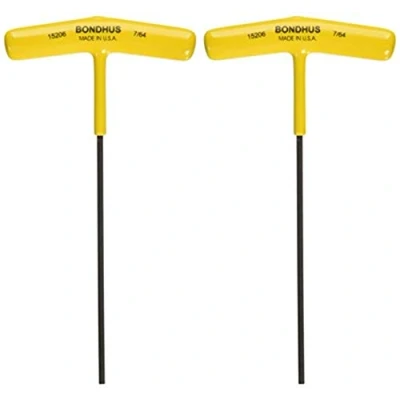 Image of BONDHUS, 7/64&quot; T Handle HEX 6&quot; Blade, 7/64&quot;, 15206