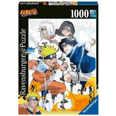 Image of Ravensburger Naruto Manga Merch 1000 Piece Jigsaw Puzzle for Adults and Kids Age 12 Years Up