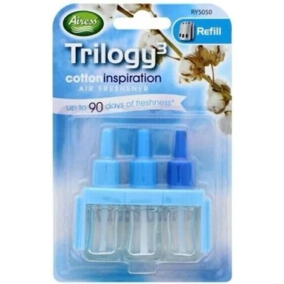 Image of 3VOLUTION PLUG IN AIR FRESHENER REFILLS TRILOGY3 AMBI PUR COMPATIBILITY 20ml (Cotton Insipiration)