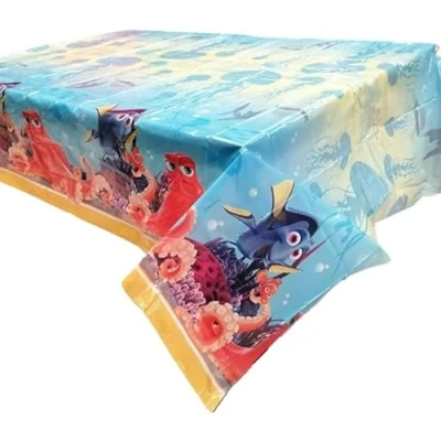 Image of ALMACENESADAN, 5159, Birthday Party Pack; Tablecloth 120 x 180 cm; License (Finding Dory)