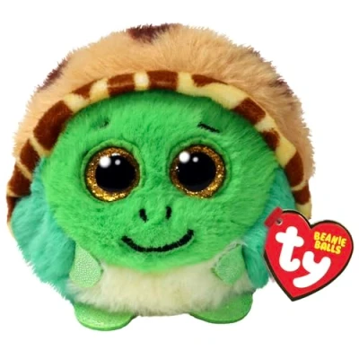 Image of TY Cruiser Turtle Beanie Ball 7cm Squishy Baby Soft Plush Toys Collectible Cuddly Stuffed Teddy
