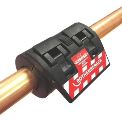 Image of Rothenberger Kibosh Emergency Pipe Repair Kit for 15mm Plastic and Copper Pipes