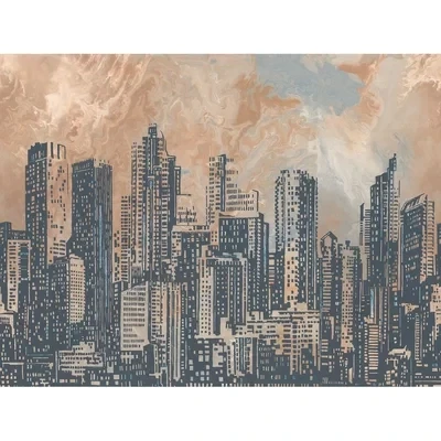 Image of Metropolitan Stories Mural Urban Cityscape 393331