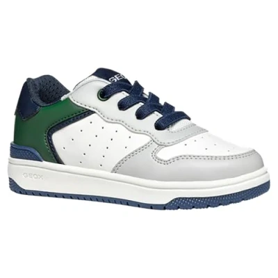 Image of Geox J WASHIBA BOY B Sneaker, Green, 5 UK Child