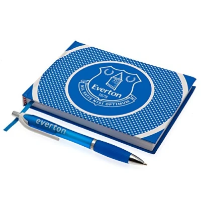 Image of Everton F.C. Autograph Book &amp; Pen