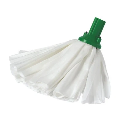 Image of Professional Super White Colour Coded Mop Head Green