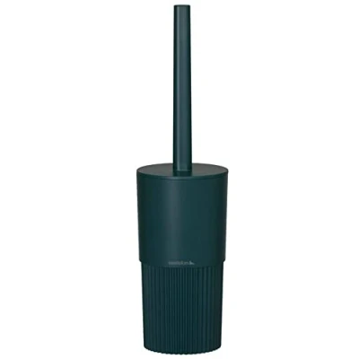 Image of Sealskin Brave Toilet brush and holder freestanding Dark green, B x H T: 105 400 mm