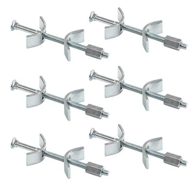 Image of LouMaxx worktop Connecting Bolts 100 mm 6 Piece Set for Kitchen Connector Wood and worktops A Secure Stable Solution Joining