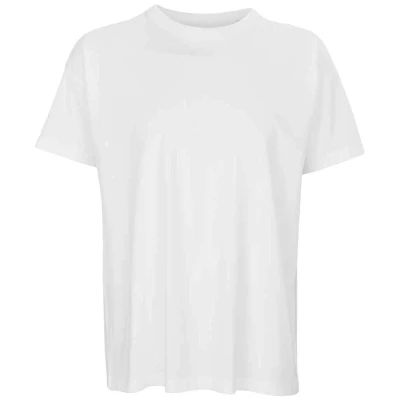 Image of SOLS Mens Boxy Organic Oversized T Shirt (White) Size Large