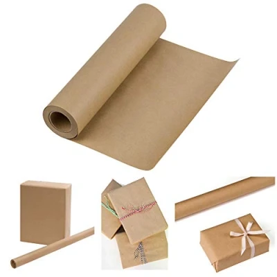 Image of BBP Express Quality Heavy Duty Kraft Paper Wrapping Sheet Roll Brown Ideal for Packing (500mm x 50m)