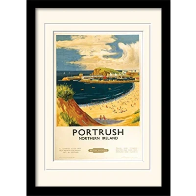 Image of National Railway Museum Portrush 30 x 40cm Memorabilia, MDF, Multi Coloured