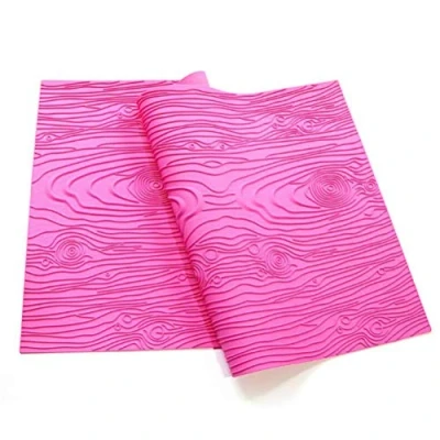 Image of VALINK 3D Tree Bark Texture Cake Lace Mat,Silicone Mold,Sugarcraft Fondant Mold Impression Mat,Cupcake Baking Border Decoration Tool Mould, Edge Pad, DIY Molds (Pink)