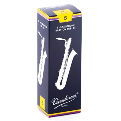 Image of Vandoren SR245 Traditional Strength 5 Reeds for Baritone Saxophone
