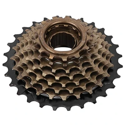 Image of VGEBY1 Bike Freewheel, 6 Speed Cassette 14T 28T Freewheel Sprocket Replacement for Chain Ring Between