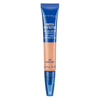 Image of Rimmel London Match Perfection Light Coverage Blendable Liquid Concealer, 030 Classic Ivory, 7 ml
