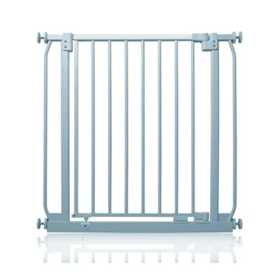 Image of Safetots Elite Pressure Safety Gate, 71cm 80cm, Matt Grey, Fit Stair Baby Gate for Doors Hallways and Spaces, Barrier, Easy Installation