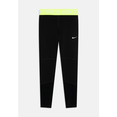 Image of Nike Performance PRO Leggings for kids, Size: 12 13y, Black/volt/white