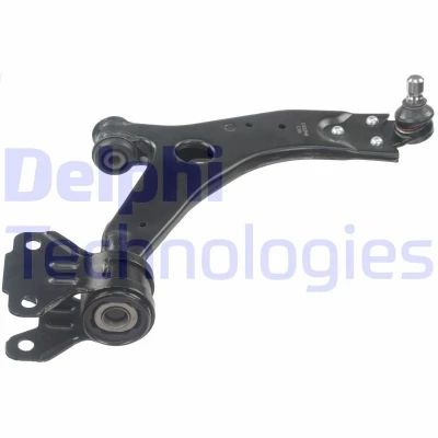 Image of 31277621, 31317251, 31340231 Suspension Arm DELPHI TC3407 with ball joint Trailing Sheet Steel VOLVO: V40 Hatchback, Box Body / Hatchback
