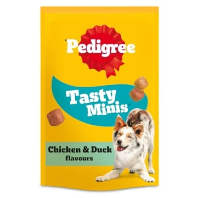 Image of PET 86828 Pedigree Tasty Bites Chewy Cubes with Chicken (130g) 8 Pack