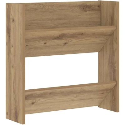 Image of vidaXL Wall Shoe Cabinet with Shelf mounted Other Storage Artisan oak Engineered wood