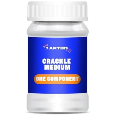 Image of 7 Artists Crackle Acrylic Medium 100 ml Cracking Paint Artiste Crackling Craft Glaze