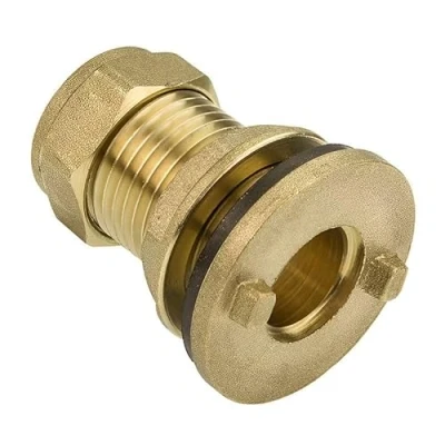 Image of 15mm Brass Tank Connector Lug Style PACK of 10