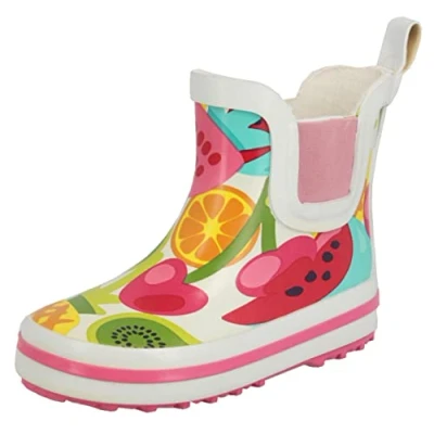 Image of Beck Girls Fruit Wellington rain boots